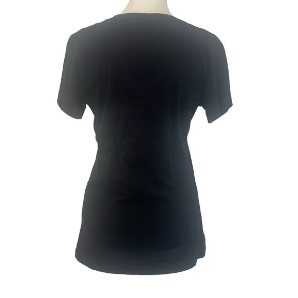 Nike Dri-Fit T-shirt WMNS M Black/Gold Slim Fit Short Sleeve NFL Crew Neck Tee - Picture 4 of 9